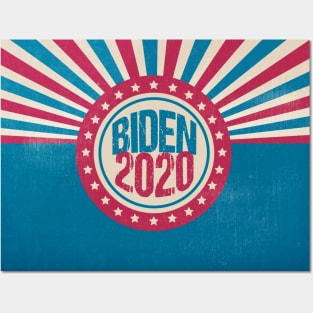 Biden 2020 Retro Political Posters and Art